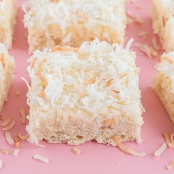 frosted coconut bars