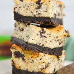 thin mint cheesecake bars