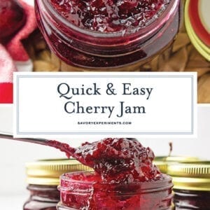 cherry jam for pinterest