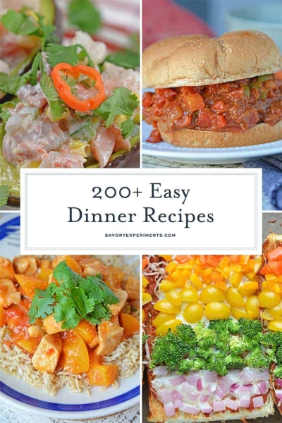 200+ EASY DINNER IDEAS- What Should I Make for Dinner Tonight?