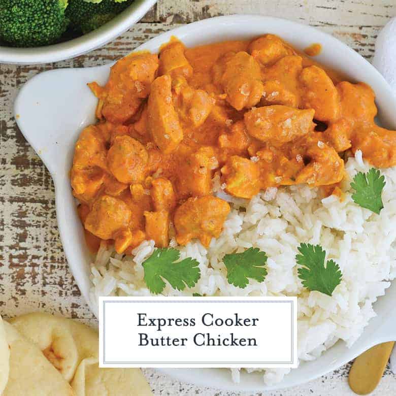 Indian Butter Chicken with Rice 