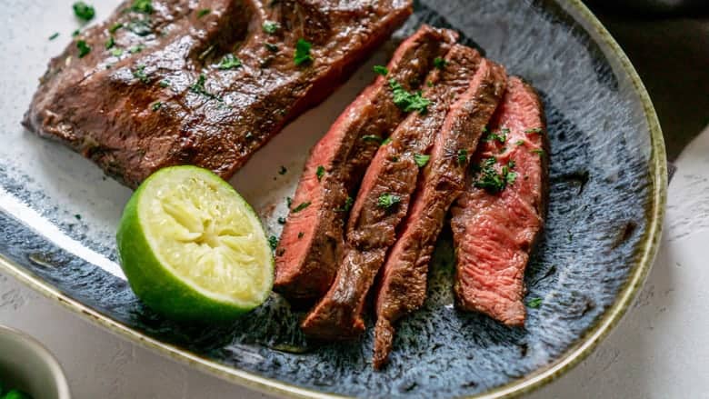 grilled flank steak with lime 