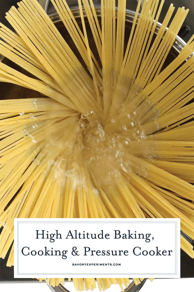 High Altitude Cooking Guide for Pinterest  