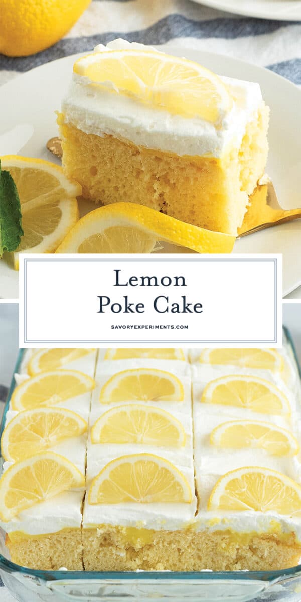 Lemon poke cake for pinterest 