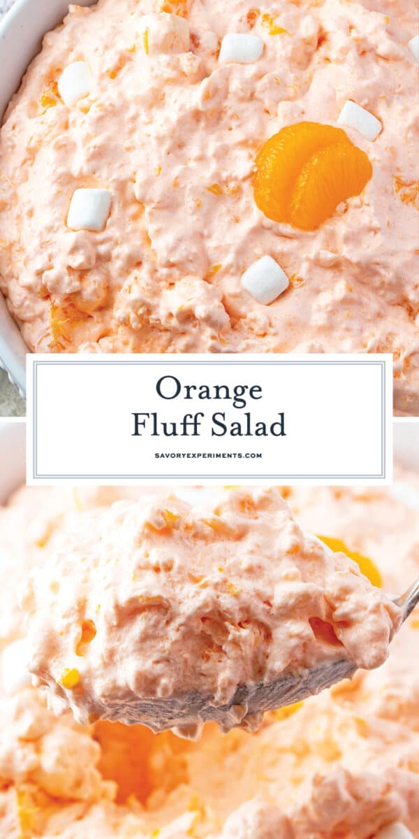Orange fluff salad for Pinterest 