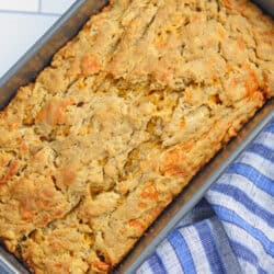 bread in a loaf pan