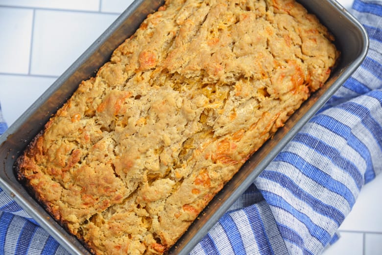 bread in a loaf pan