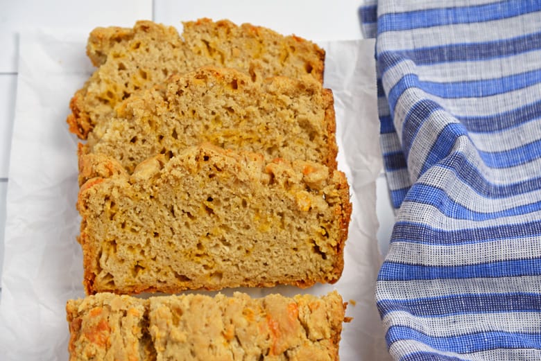 sliced beer bread 