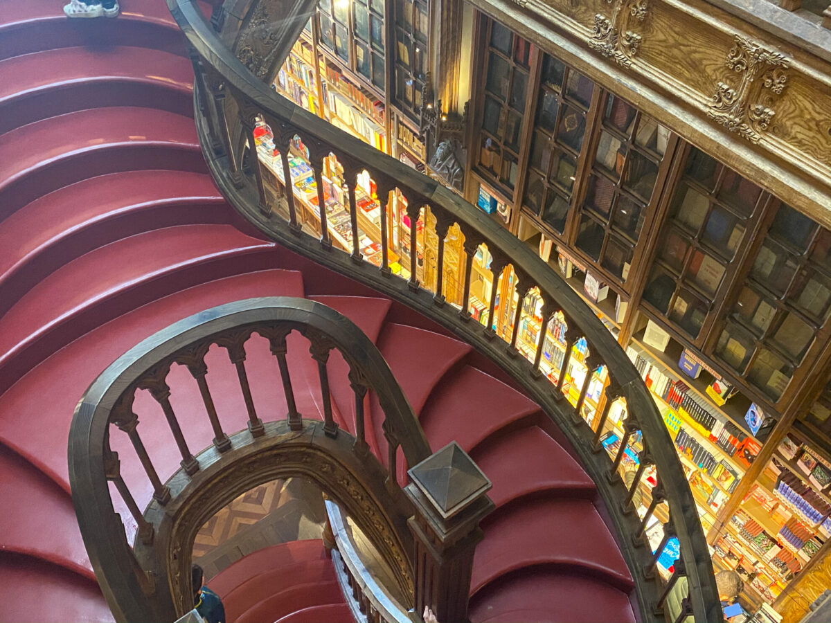 Stairs at the Harry Potter Book Store 