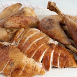 carved turkey