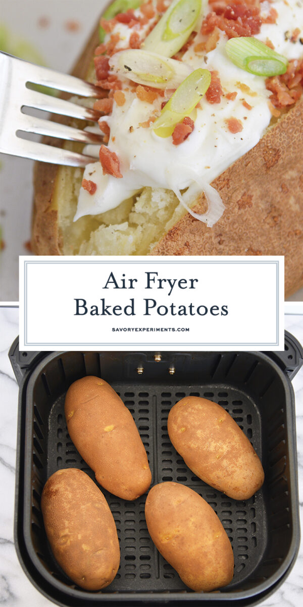 Loaded Air Fryer Baked Potato for Pinterest  