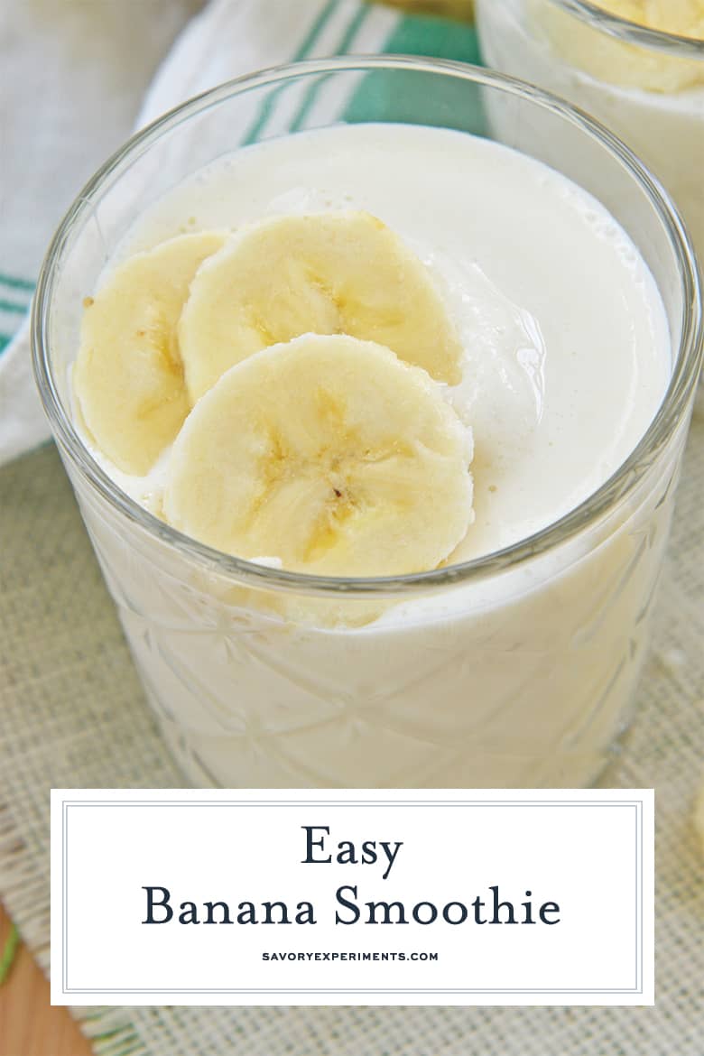 Easy banana smoothie recipe  