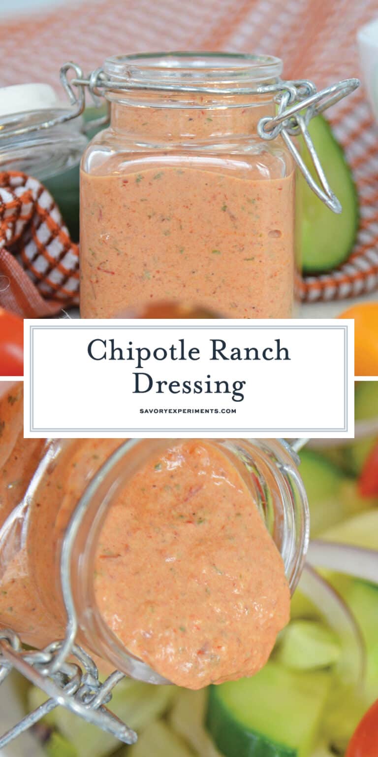 EASY Chipotle Ranch Dressing Recipe Only 4 Ingredients!