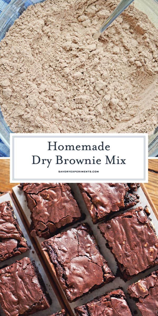 homemade dry brownie mix for pinterest 