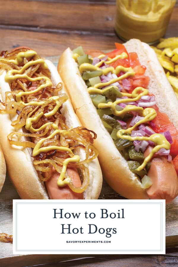How to Boil Hot Dogs Gourmet Hot Dogs on the Stovetop