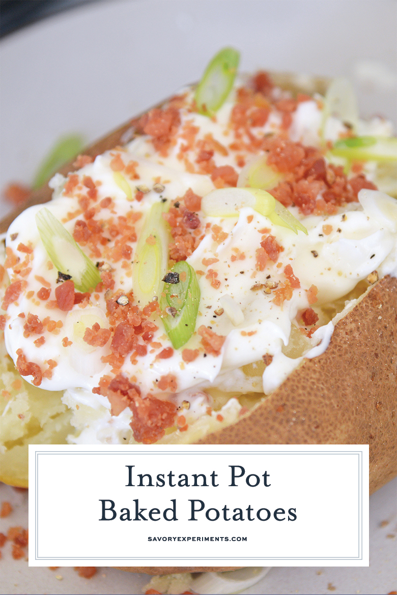 Easy Baked Potatoes in the Instant Pot 