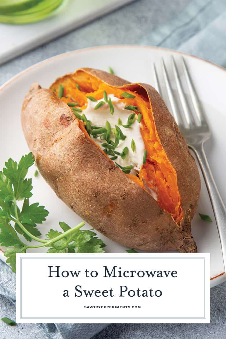 Perfect Microwave Sweet Potato – A Couple Cooks