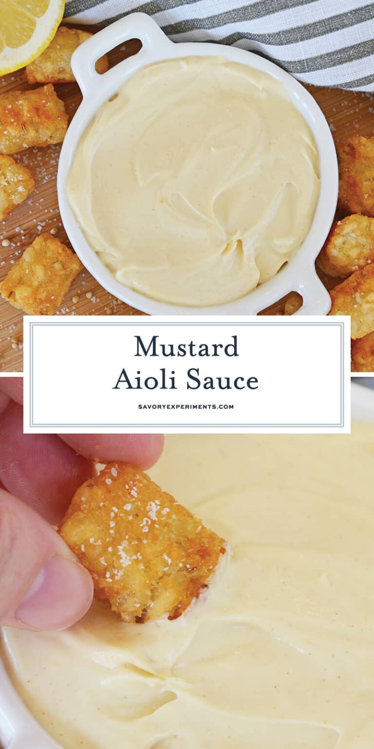 Zesty Mustard Aioli Sauce Dipping Sauce + Marinade + Topper