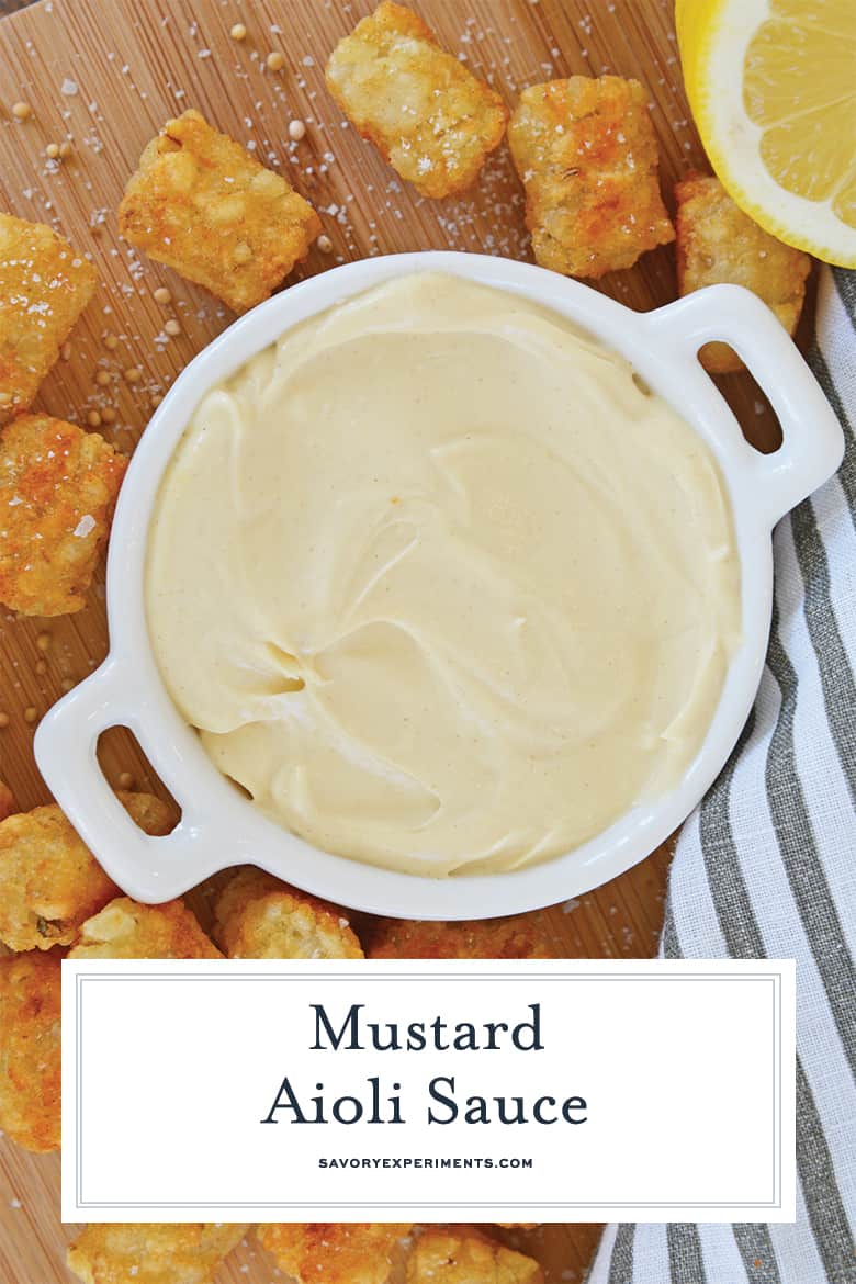 mustard aioli dipping sauce  