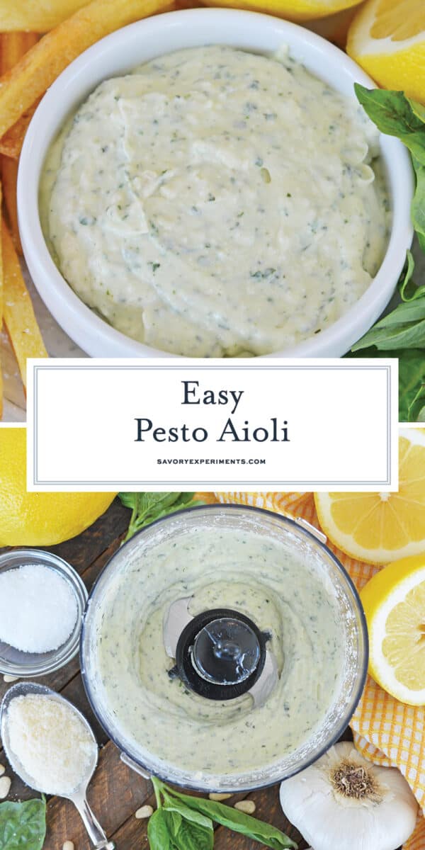 pesto aioli for Pinterest 