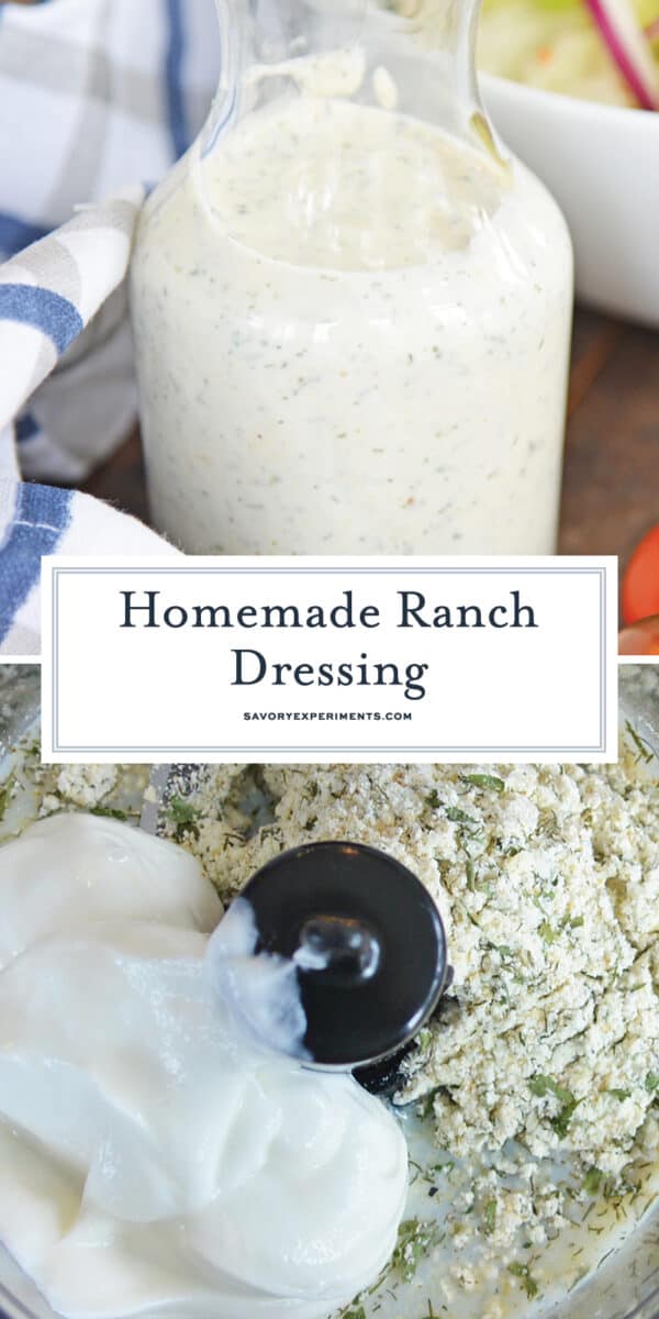 Homemade Ranch Dressing for Pinterest  