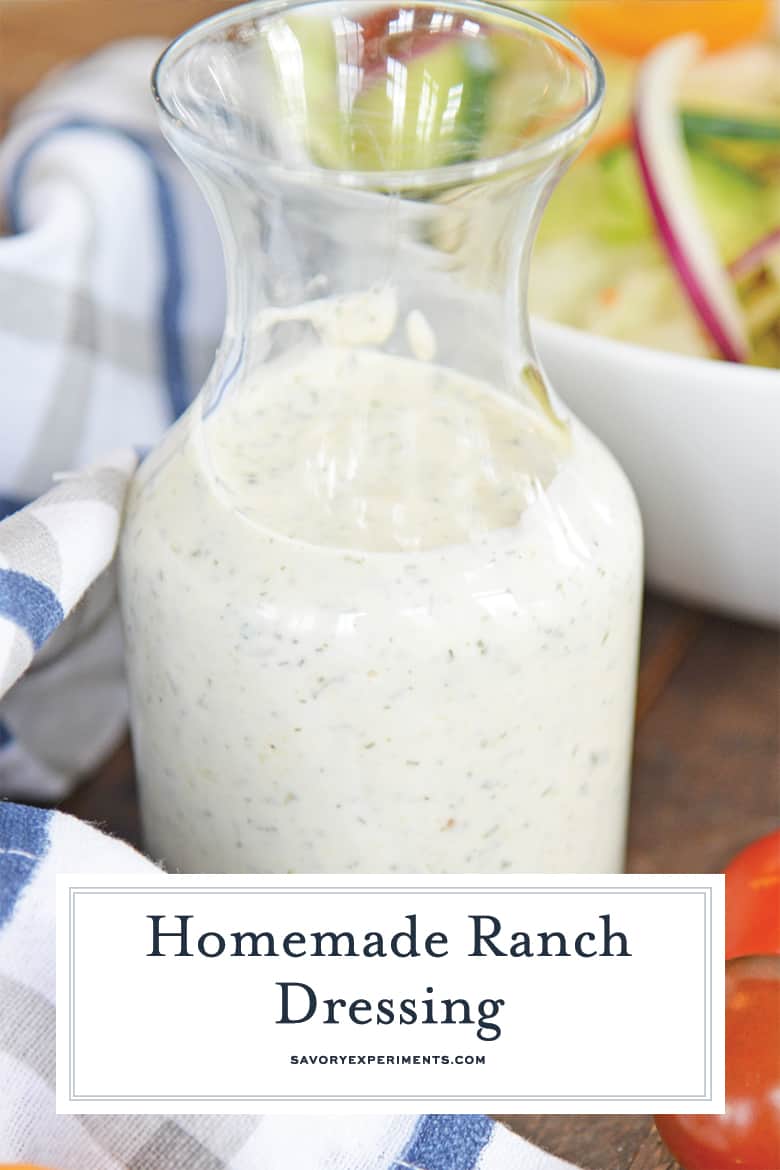 Homemade Ranch Dressing Recipe 