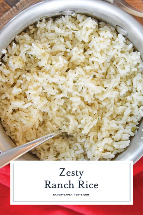 EASY and Flavorful Ranch Rice Recipe BEST Ranch Seasoned Rice