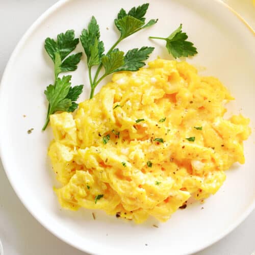 Fluffy BEST Scrambled Egg Recipe - How to Fold Silky Scrambled Eggs