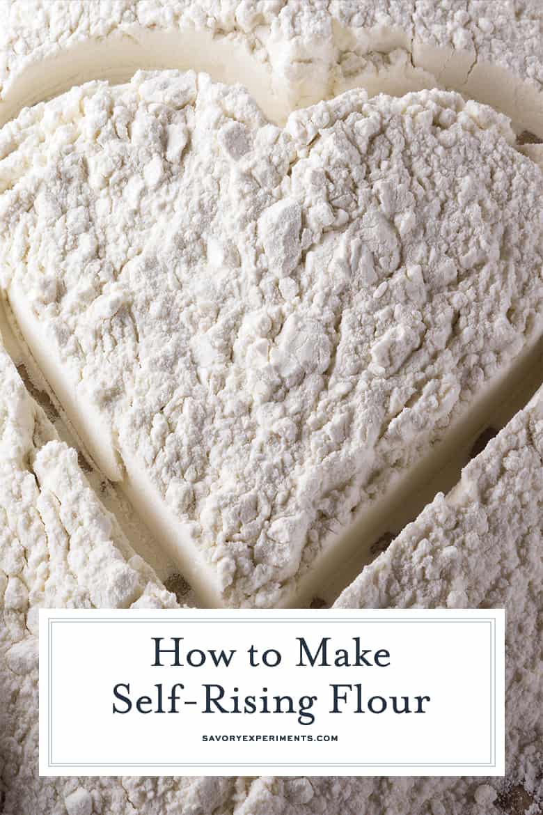 homemade self-rising flour for Pinterest 