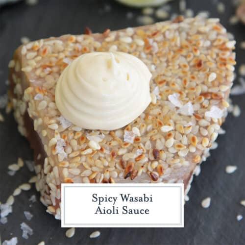 EASY 3 Ingredient Wasabi Aioli Dipping Sauce Recipe BEST Wasabi Aioli