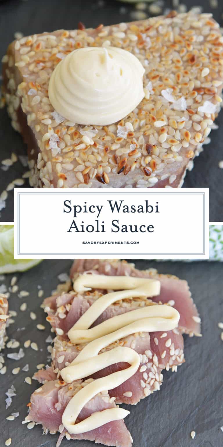 EASY 3 Ingredient Wasabi Aioli Dipping Sauce Recipe BEST Wasabi Aioli