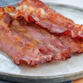 A close up of  Bacon