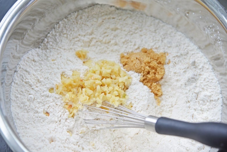 ingredients for artisan roasted garlic bread 