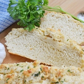 sliced garlic bread