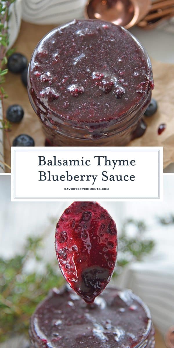 fresh blueberry sauce for Pinterest  