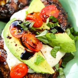 overhead shot of california grilled chicken