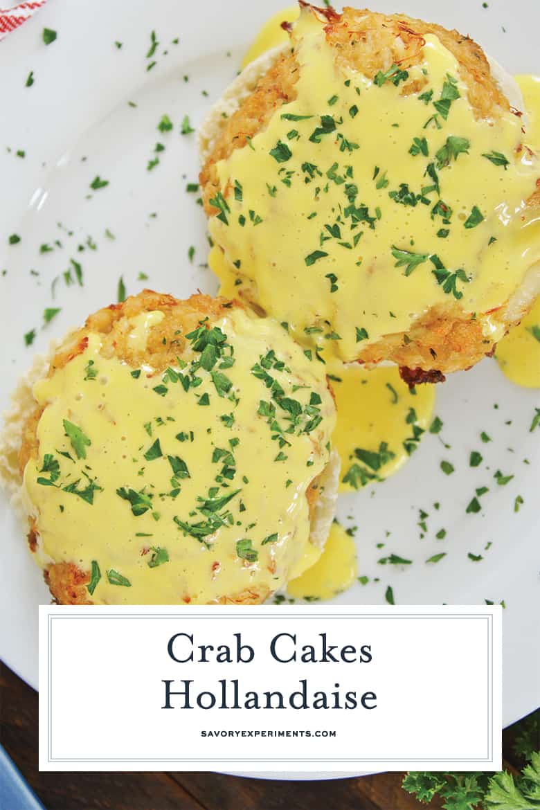 crab cakes hollandaise for pinterest 