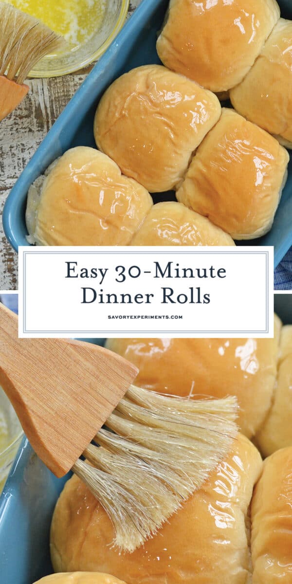 Easy roll recipe collage for pinterest  