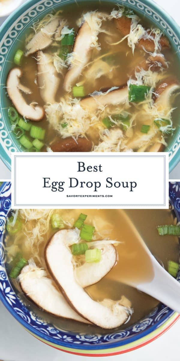 easy homemade egg drop soup for Pinterest 