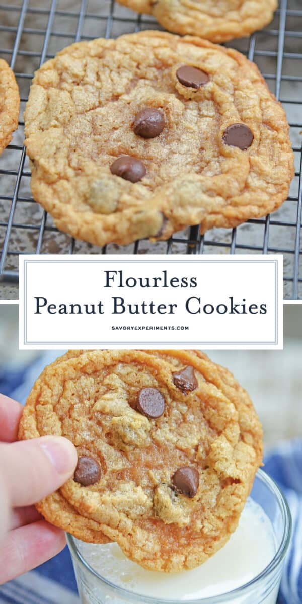 flourless peanut butter cookies for pinterest 