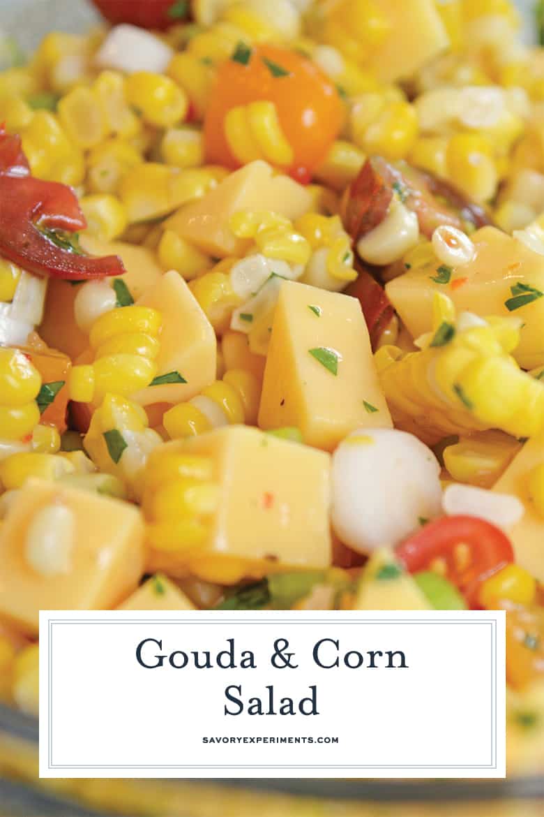 close up of corn and gouda salad for pinterest 