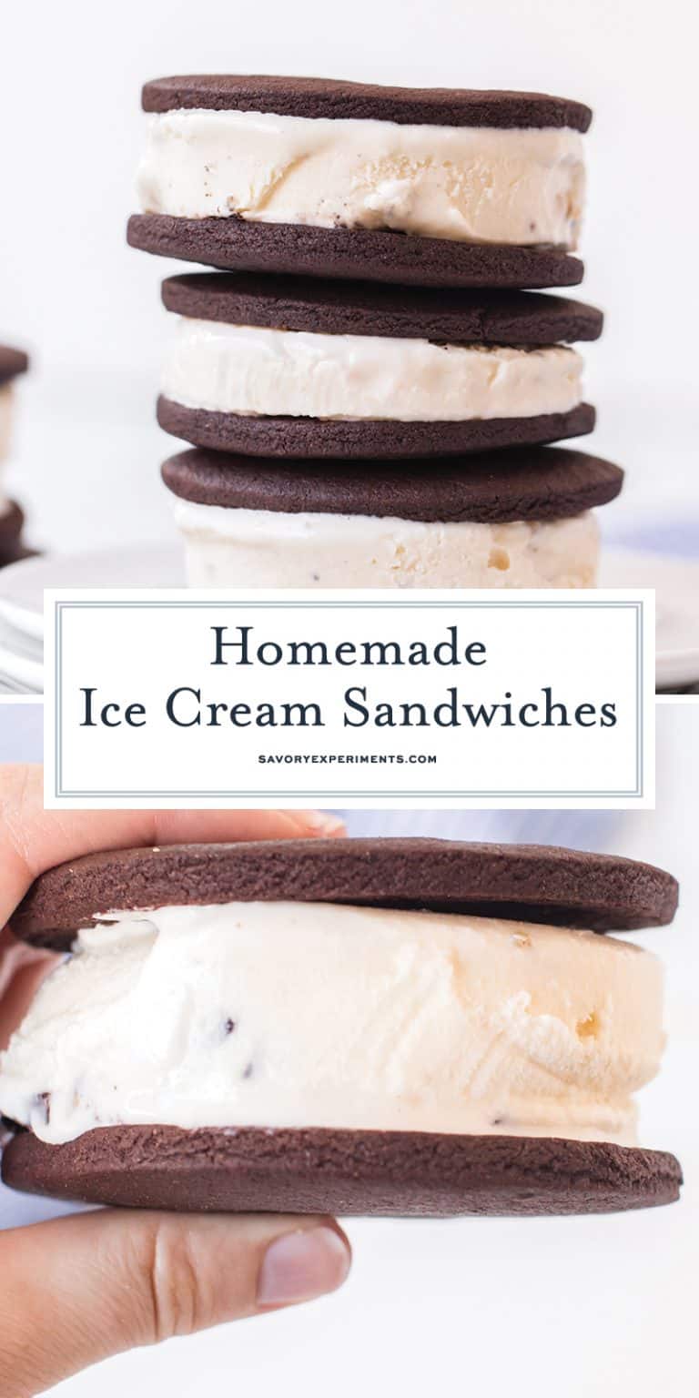 Homemade Ice Cream Sandwiches Savory Experiments