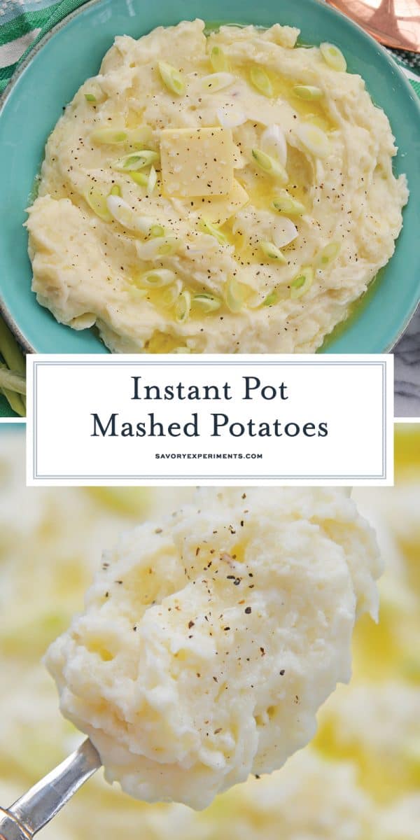 instant pot mashed potatoes for pinterest 