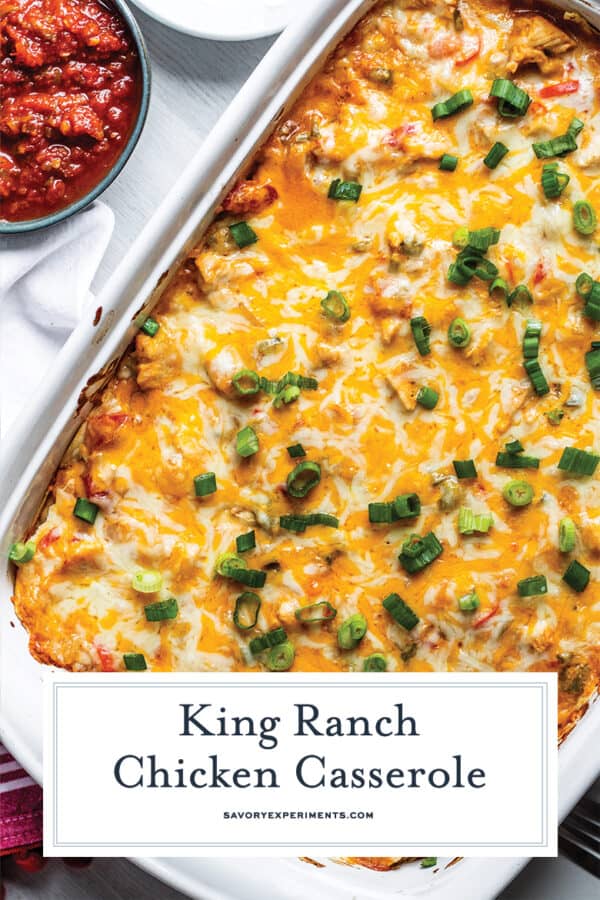 EASY King Ranch Chicken Casserole Recipe Savory Experiments