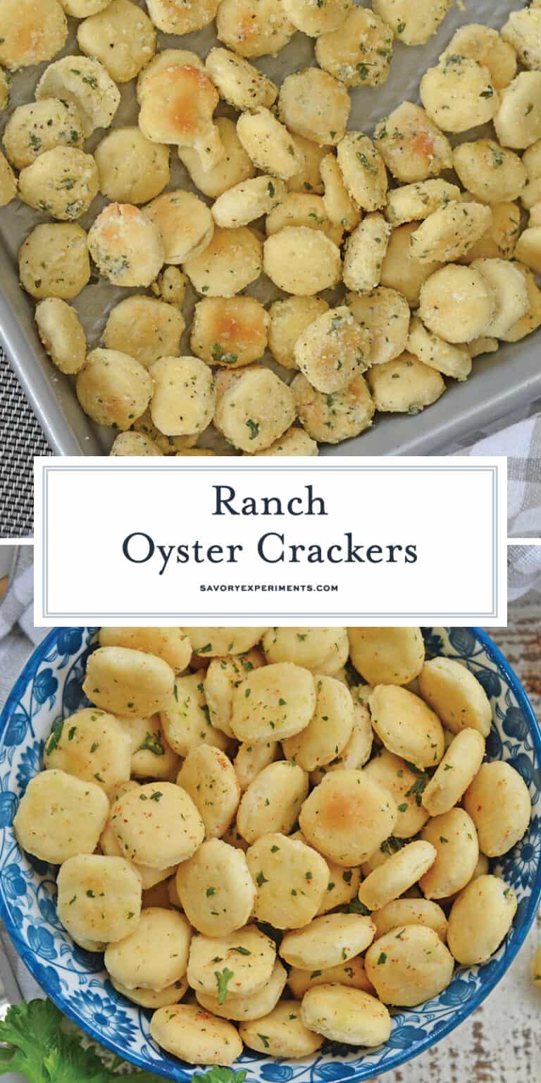 Super EASY Ranch Oyster Crackers Recipe Made with 3 Ingredients!