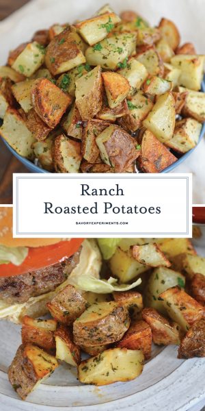 BEST Roasted Ranch Potatoes - 3 Ingredient Ranch Potatoes Recipe