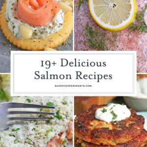 collage of best salmon recipes 