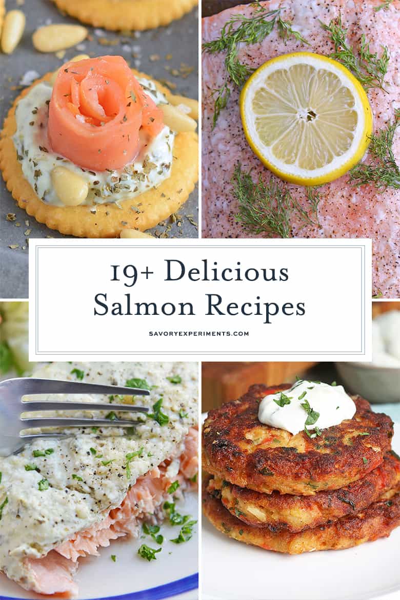 collage of best salmon recipes 