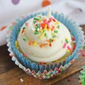 small batch white cupcakes