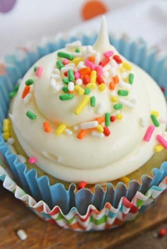 small batch white cupcakes